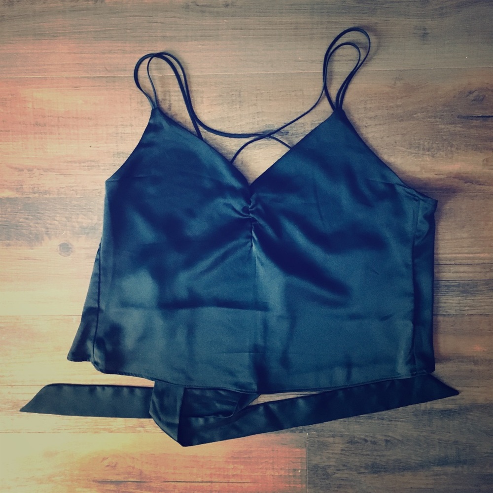 NWOT Express very cute, black tank top.